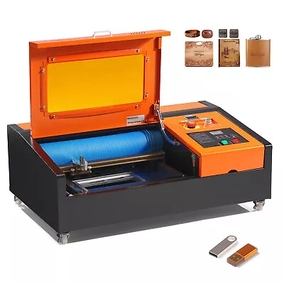 Buy VEVOR 40W CO2 Laser Engraver Marker 8 X12   Engraving Cutting Machine Lightburn • 419.99$