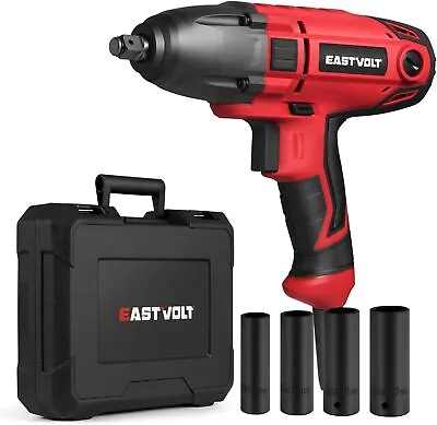 Buy Electric Impact Wrench Heavy Duty 800W 7.5 Amp Corded Torque 450 Ft-lbs 3400 RPM • 52.24$