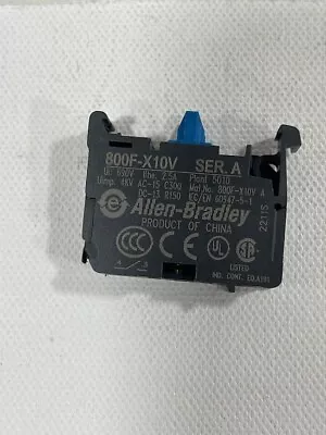 Buy New! Allen Bradley 800F-X10V  Ser A Contact 1-NOLV • 13.49$