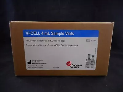 Buy BECKMAN COULTER Plastic CNTR 4mL Sample Cup For Vi-Cell Analyzer 383721 480/CASE • 27.99$