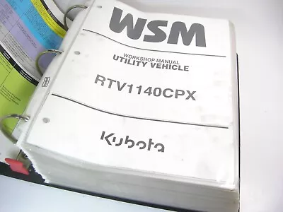 Buy Kubota RTV1140CPX Utility Vehicle Service Workshop Repair Manual RTV  1140 CPX • 83.22$
