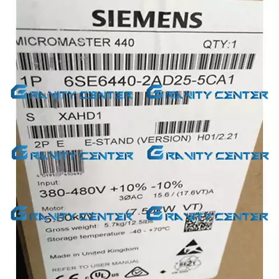 Buy Siemens 6SE6 440-2AD25-5CA1 MICROMASTER 6SE6440-2AD25-5CA1 In Box Fast Shipping • 493.66$