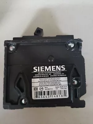 Buy Siemens 15 Amp Single-Pole Type QP Circuit Breaker Plug In Thermal Magnetic New • 8.19$