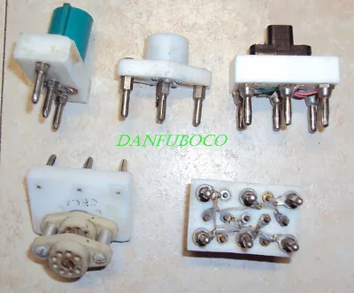 Buy Mixed Lab Socket Set #7 For Parts Standard 3 Pin And 6 Pin Mix,  5 Sockets • 49.95$