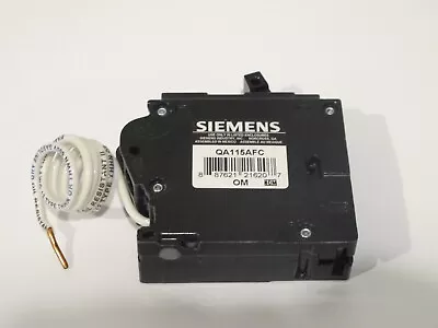 Buy Siemens QA115AFC 15 A Plug-On Combination AFCI Breaker - Black • 24.99$