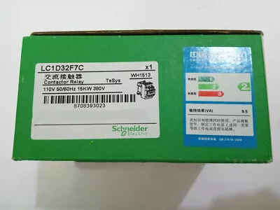 Buy 1PC Schneider LC1D32F7C Telemecanique Contactor 32A 110V AC New In Box • 27.25$