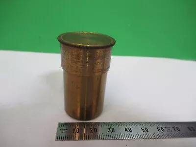 Buy Antique Brass Empty Bausch Lomb Objective Canister 2/3 Microscope Part Z1-ft-94 • 29$