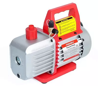 Buy Single-Stage HVAC Vacuum Pump, 4.5CFM - Ideal For AC Repair Tools, Car AC Vac... • 112.60$
