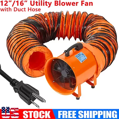 Buy Exhaust Fan Ventilation Paint Booth Utility Blower, Utility Blower Fan, Portable • 152.99$