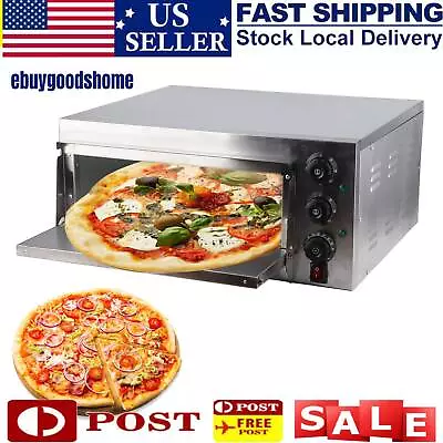 Buy Electric Pizza Oven Indoor Countertop Pizza Oven Commercial Pizza Maker Machine • 138.87$