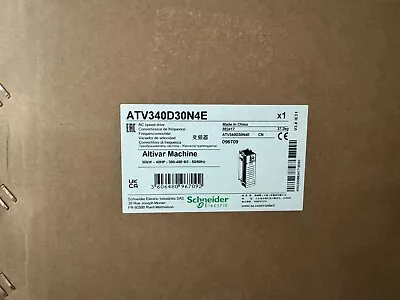 Buy ATV340D30N4E Ethernet Inverter 30kW- 400V Brand New By Fast Shipping • 1,873.95$