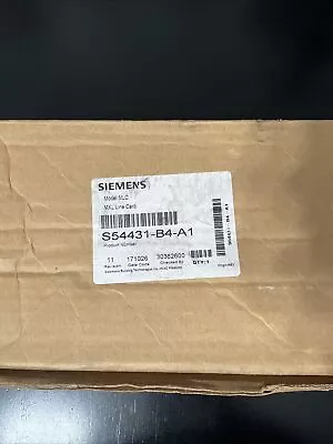 Buy SIEMENS Fire Alarm MXL Line Card S54431-B4-A1 Model MLC NEW IN BOX • 250$
