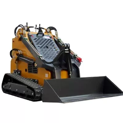 Buy EPA Petrol Engine Track Mini Skid Steer Loader With 26HP Power In USA Warehouse • 7,600$