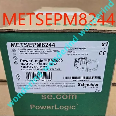 Buy 5PC NEW SCHNEIDER METSEPM8244 Electric PowerLogic PM8000 Power Meter FOR VIP • 12,500$