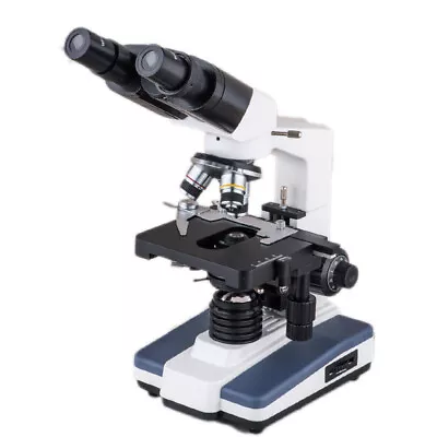 Buy 40X-2500X Binocular Lab Compound Microscope With 3D Mechanical High Definition • 388.55$