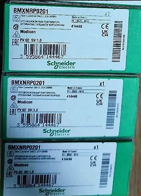 Buy Schneider Electric BMXNRP0201 New Factory Sealed Modicon X80 - Ethernet RIO • 370.01$