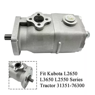 Buy Hydraulic Pump Assy For Kubota L2650 L3650 L2550 Series Tractor 31351-76300 • 289.72$