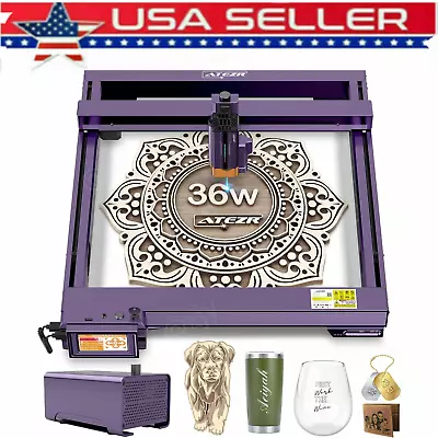 Buy ATEZR L2 36W Laser Engraver W/ Air Assist 160W Laser Engraver Cutter Machines_🔥 • 369.99$