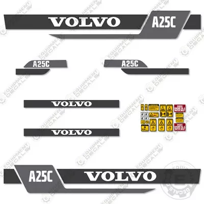 Buy Fits Volvo A25C Decal Kit Articulated Dump Truck Equipment Decals - 3M Vinyl! • 249.95$