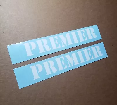 Buy PREMIER Trailers Decals X2 Flatbed Trailer 18  Or 24   Replacement Stickers • 26.98$