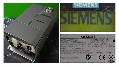 Buy Siemens Micromaster 440 6SE6440-2UC31-1DA1 Clean Tested Good • 359.99$