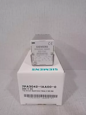 Buy Siemens 7pa3042-1aa00 / 7pa3042-1aa00-0 Trip Circuit Supervision Relay 220 V Dc • 280$
