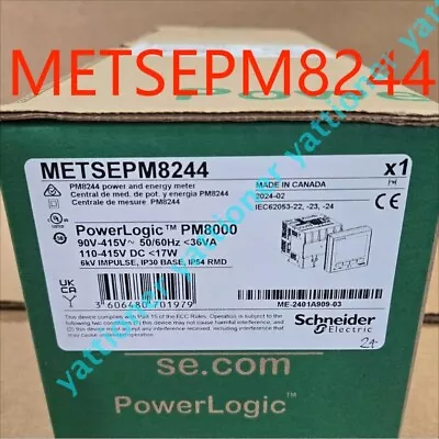 Buy SCHNEIDER METSEPM8244 Schneider Electric PowerLogic PM8000 Power Meter BRAND NEW • 2,779$