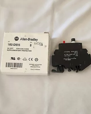 Buy Circuit Breaker Allen Bradley 1492-GH015 1492GH015 Series B 001 • 22.99$