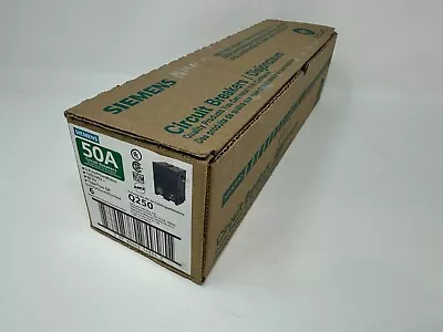 Buy SIEMENS Q250 50 Amp, 120/240V, 2-Pole, 60 Hz, Snap-In Circuit Breaker (BOX OF 6) • 64$
