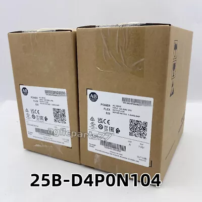 Buy Allen-Bradley 25B-D4P0N104 AB PowerFlex 525 AC Drive 480V 2.0HP New Sealed TX • 399$