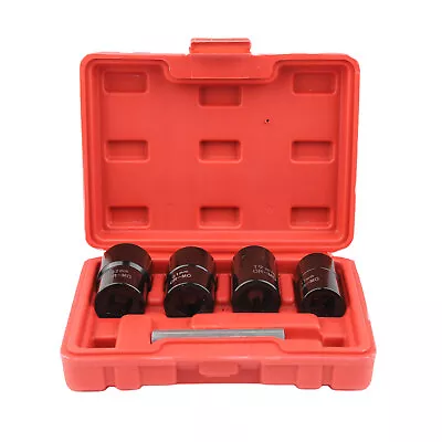 Buy 5Pcs Twist Socket 1/2” Drive For Wheel Lug Nut Damaged Removal And Extractor • 21.49$