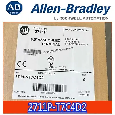 Buy Allen Bradley 2711P-T7C4D2 Touch Screen Brand New Seal Stock Free Shipping • 1,554$