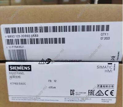 Buy New Siemens SIMATIC HMI, KTP400 Basic 6AV2123-2DB03-0AX0  6AV2 123-2DB03-0AX0 • 229.87$