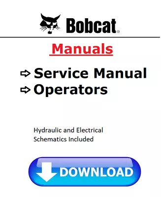 Buy ✅ Bobcat 337 + 341 + X Excavator Operators Service Repair Manual 6902741 6902614 • 29.99$