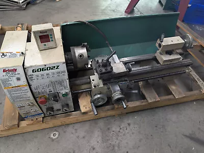 Buy Grizzly Lathe G0602Z USED Working Condition Manual, Tooling, Stands Included.  • 1,400$