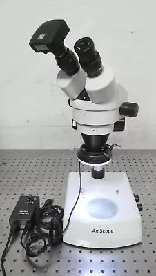 Buy R184326 Amscope 0.5X Microscope W/ WF20X/10 & MU300 Eyepiece Camera • 150$