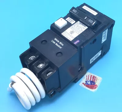 Buy New Circuit Breaker Siemens QF260 QF260A QF260P 60 Amp 2 Pole GFCI No Box • 99.99$