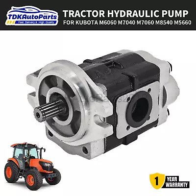 Buy Hydraulic Pump 3C081-82203 For Kubota Tractor M8560 M9540 M5040 3C081-82202 • 279$
