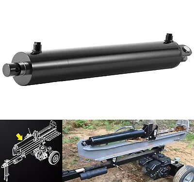 Buy 4  Bore 24  Stroke Double Acting Hydraulic Cylinder For 22-25 Ton Log Splitters • 349.90$
