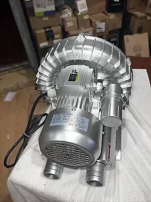 Buy 750W Industrial High Pressure Vortex Vacuum Pump 380V 3PH Dry Air Blower • 399.99$