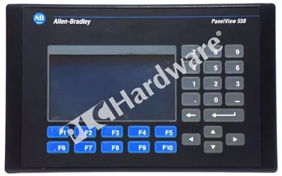 Buy Allen Bradley 2711-B5A8 Ser H PanelView 550 5.5  Monochrome Terminal Scratches • 1,235.50$