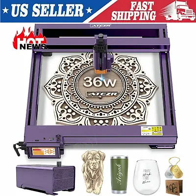 Buy ATEZR L2 36W Laser Engraver W/ Air Assist 160W Laser Engraver Cutter Machine-💎 • 369.99$