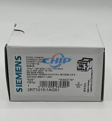 Buy 1PCS New Siemens 3RT1015-1AG61 Contactor 3RT10151AG61 • 26.50$