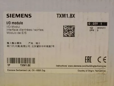Buy ONE New Siemens TXM1.8X Interface I/O Modules • 324.85$