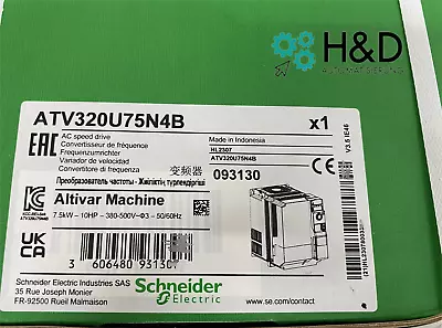 Buy ATV320U75N4B Schneider Electric Inverter ATV320 7.5kW New And Sealed • 530.01$