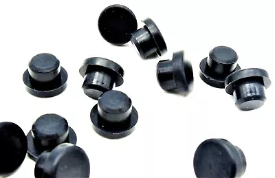 Buy 7/16” Rubber Hole Plugs  Push In Foot Bumper Compression Stem  Various Pack Qty • 11.71$