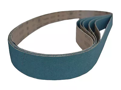 Buy Sanding Belts 2 X 48 Zirconia Cloth Sander Belts, 6 Pack (100 Grit) • 28.44$