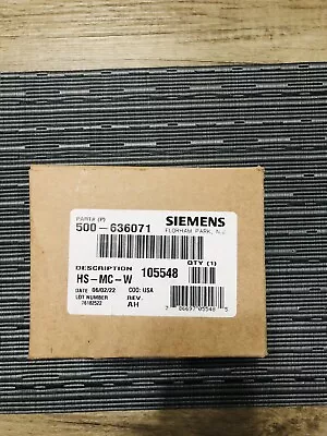 Buy Siemens Hs-mc-w 500-636071 Horn-strobe(new) • 105.95$