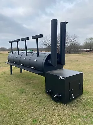 Buy NEW 1000 Gallon Reverse Flow BBQ Pit Smoker Charcoal Grill Concession Trailer • 13,000$