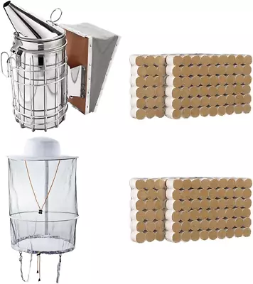 Buy Beekeeping Starter Tool Kit, Bee Hive Smoker Kit, Bee Smoker,Beekeeping Smoker S • 37.49$